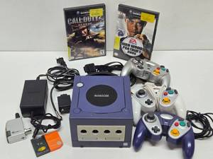Nintendo GameCube Video Game System wControllers Cords &amp 2 Games