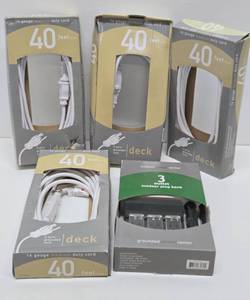 Group of Brand New Extension Cords