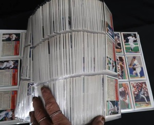 COLLECTIBLE CARDS IN BINDER