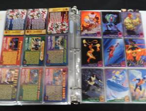 BINDER FULL OF COLLECTIBLE CARDS