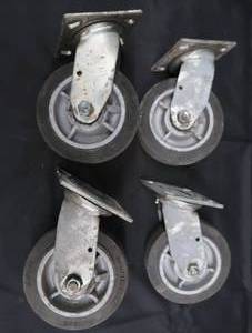 SET OF 4 HEAVY DUTY CASTERS