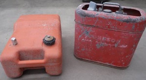 VINTAGE MARINE GAS TANKS