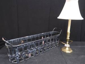 LONG METAL BASKET  SM LAMP