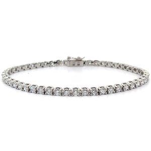 NEW Classic 4 Carat Diamond Tennis Bracelet VIDEO