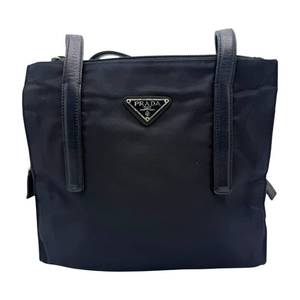 Prada Navy Tessuto Nylon Tote Bag Pre-Owned Retail $725