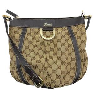 Gucci GG Canvas Sukey Crossbody Shoulder Bag Pre-Owned Retail $1,100