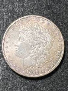 1889 US MORGAN SILVER DOLLAR