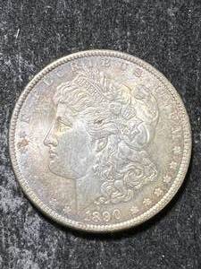 1890 US MORGAN SILVER DOLLAR