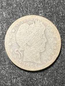 1904 US BARBER QUARTER