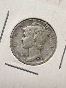 1943-S US MERCURY DIME