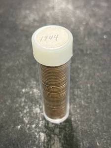 ROLL OF 50 US 1944 WHEAT CENTS