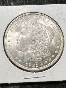 1921 US MORGAN SILVER DOLLAR