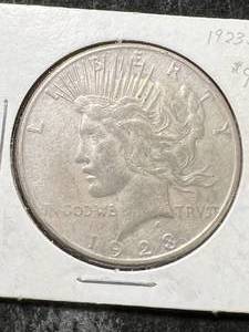 1923-S US PEACE SILVER DOLLAR