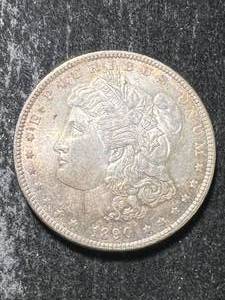 1890 US MORGAN SILVER DOLLAR