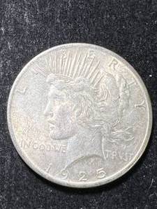 1925 US PEACE SILVER DOLLAR