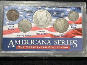 AMERICANA SERIES 5 COIN THE YESTERYEAR COLLECTION