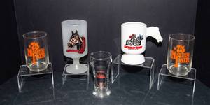 Vintage Minnesota Glassware Lot  Canterbury Downs, 1975 MN State Fair & Beer Festival Souvenir Glasses