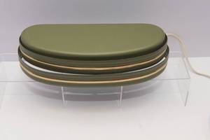 Vintage Green Mid-Century Overhead Reading Light  Metal