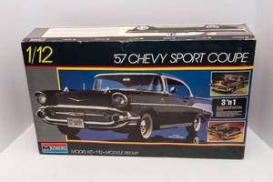1986 Monogram Models 1957 Chevy Sport Coupe Model Kit  New in Box