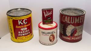 Set of Four Vintage Tins