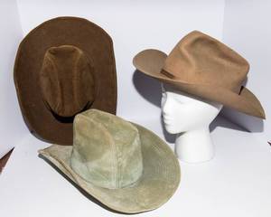 Set of 3 Vintage Hats