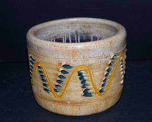 Large Stoneware Planter  11 Diameter