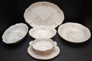 Hutschenreuther Selb Bavaria The Old Charleston China Serving Set