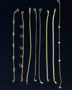 Small Bracelets and Anklet