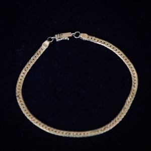 14k Gold Herringbone Bracelet