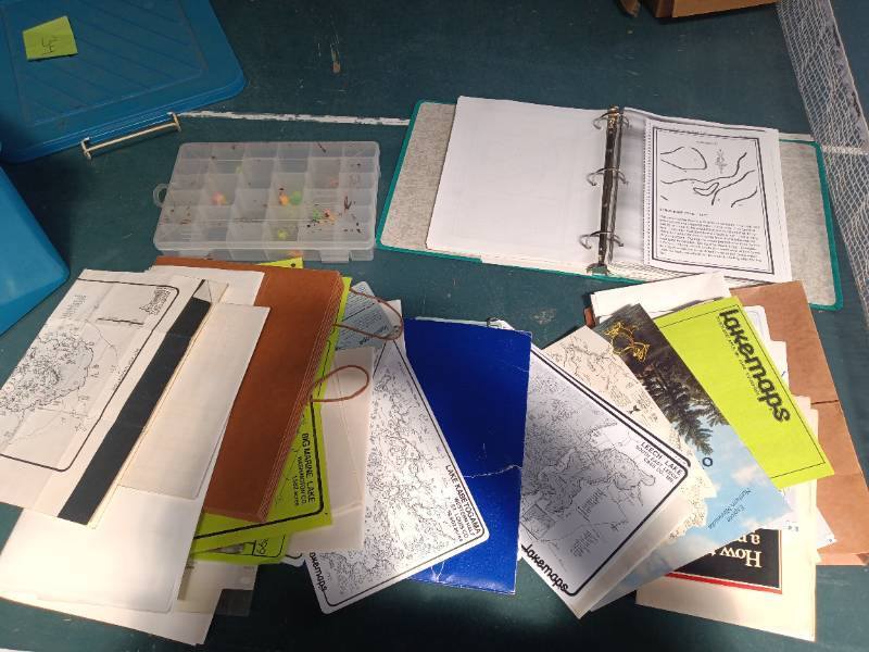 Large Assortment of fishing maps