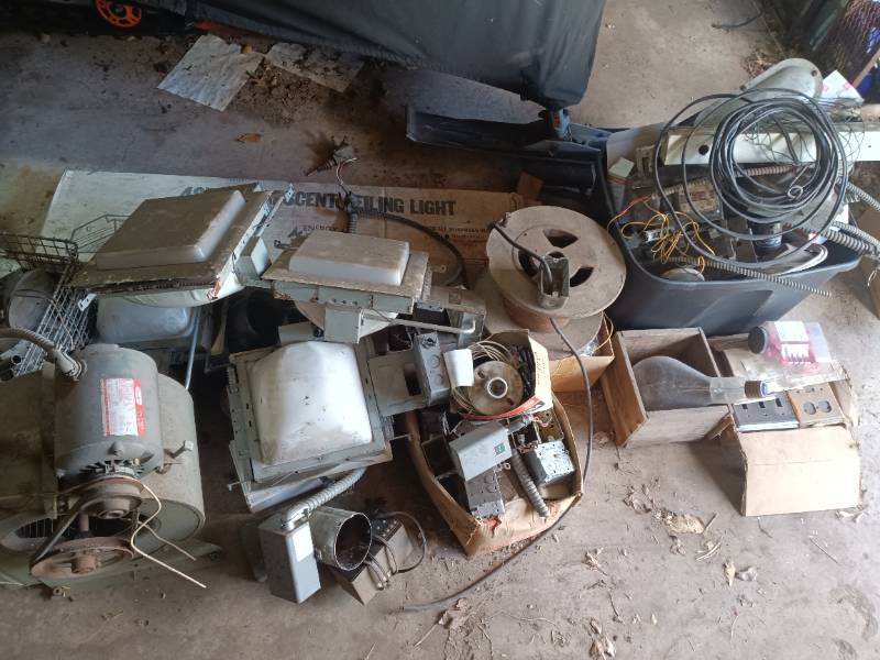 Assortment of electrical hardware