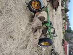 Antique John Deer 2 Bottom Plow with Hydraulic Cylinder