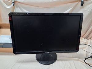 Dell LCD Computer Monitor Black Widescreen with Stand Good Condition