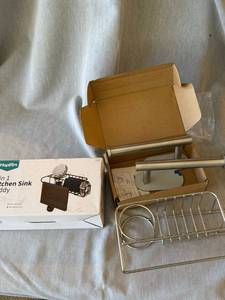 4 Pc Home Organizer Lot Sink Caddies & Toilet Paper Holders Open Box