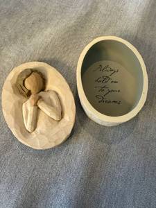 Willow Tree Wishes Keepsake Box Susan Lordi Demdaco Good Cond