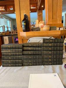 Harvard Classics Shelf of Fiction 19 Vol Set P.F. Collier Decor Books