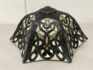 Tiffany Style Stained Glass Lamp Shade Floral Panel Replacement Shade Good