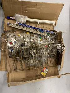 Mixed Key Blank Lot w Display Racks Ilco Schlage Yale Locksmith Supply