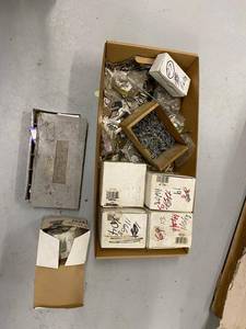 Mixed Locksmith Key Blank Hardware Lot Ilco Kwikset Framon Parts Used