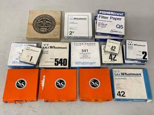 Whatman Fisherbrand Lab Filter Paper Assortment Mixed Sizes Grades