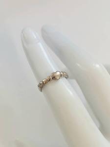 Sterling Silver Adjustable Heart Ring