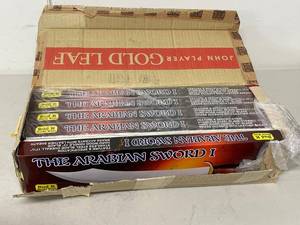 Bud K Arabian Sword I Fantasy Knives w Sheaths, 5 Boxed, Box Wear