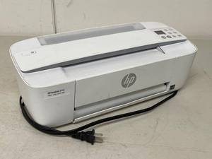 HP DeskJet 3752 All-In-One Inkjet Printer White w Power Cord