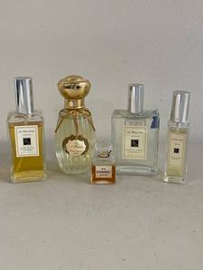Jo Malone Annick Goutal Chanel Fragrance Bottle Lot Lime Basil Grapefruit No 5