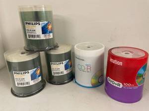 Philips Memorex Imation Blank CD-R DVDR Spindle Lot 5x 100pk