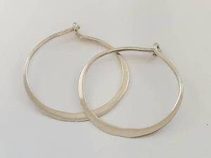 Sterling Silver Hooped Earrings