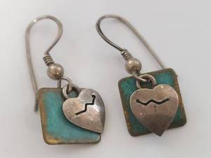 Sterling Silver Artisan Dangle Earrings