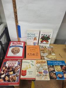 Assorted Cookbooks & Health Books (Lot of 8)