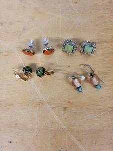 Mixed Costume Earrings (Lot of 6 Pairs)
