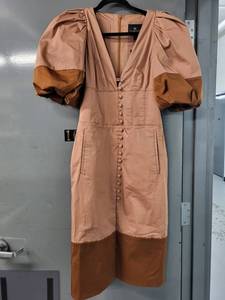 Banana Republic X Harbison Puff Sleeve Dress Size 6 NWT